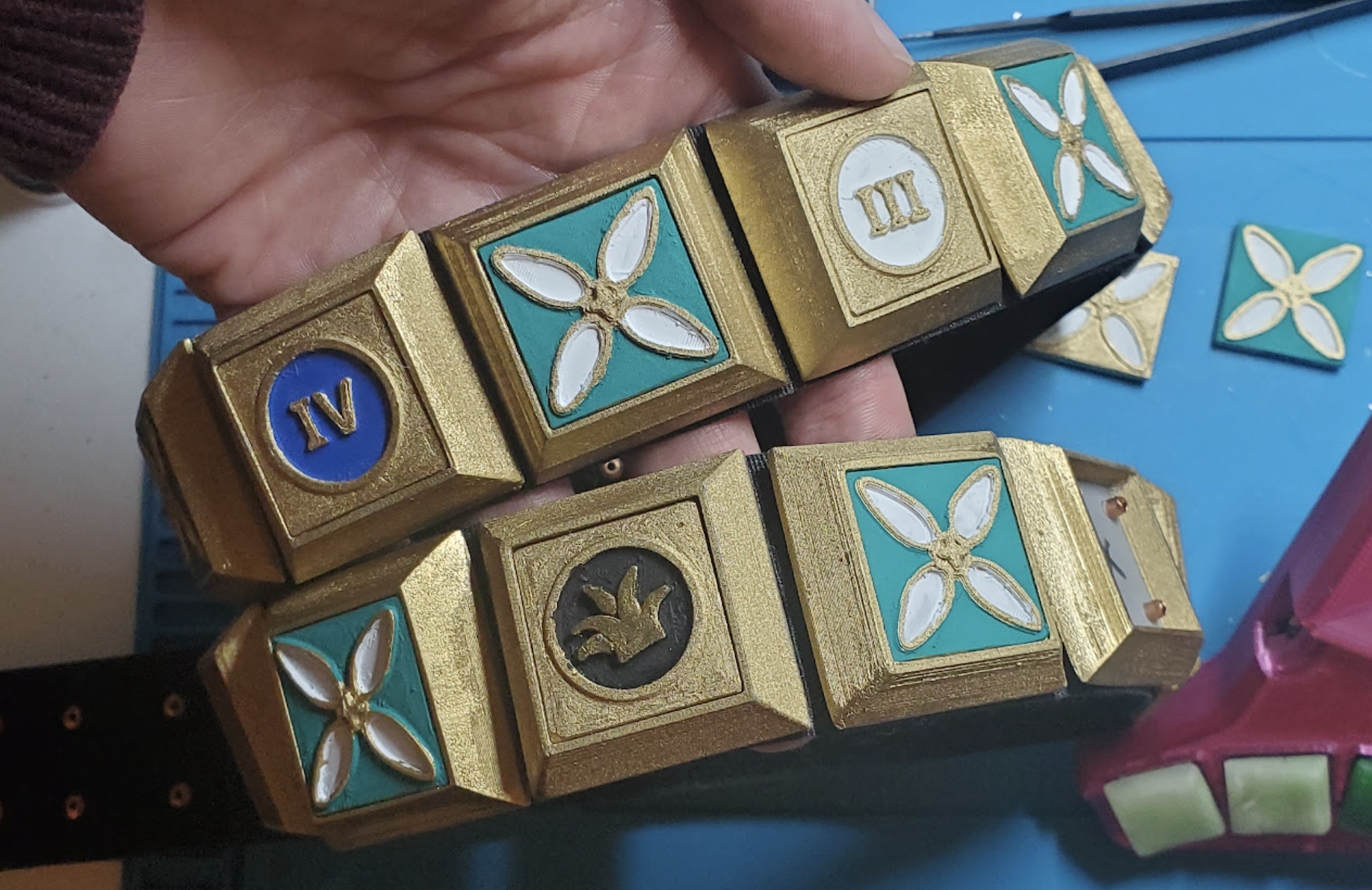 Amtgard Award Belt Flags Knightly Medieval Plaque Belt