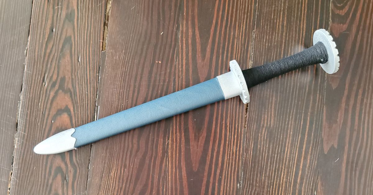 Rondel Dagger Prop for LARP (no blade) by rmwphd | Download free STL ...