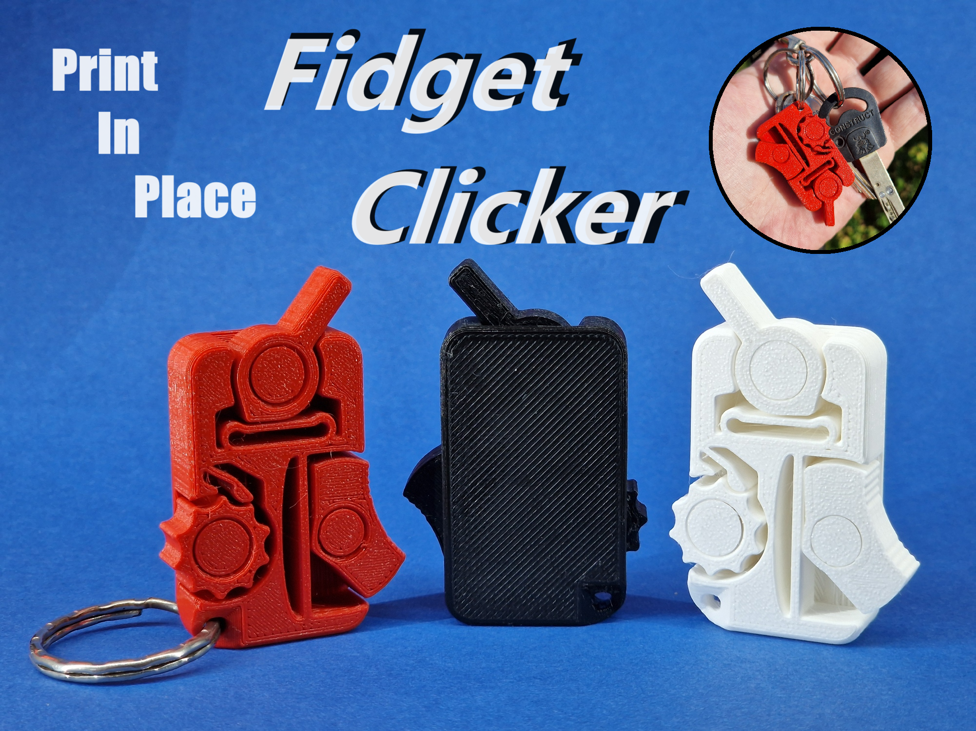 Print-In-Place Fidget Clicker