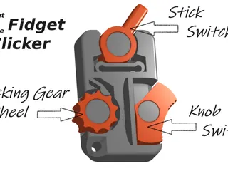 Print-In-Place Fidget Clicker by Frankee | Download free STL model ...