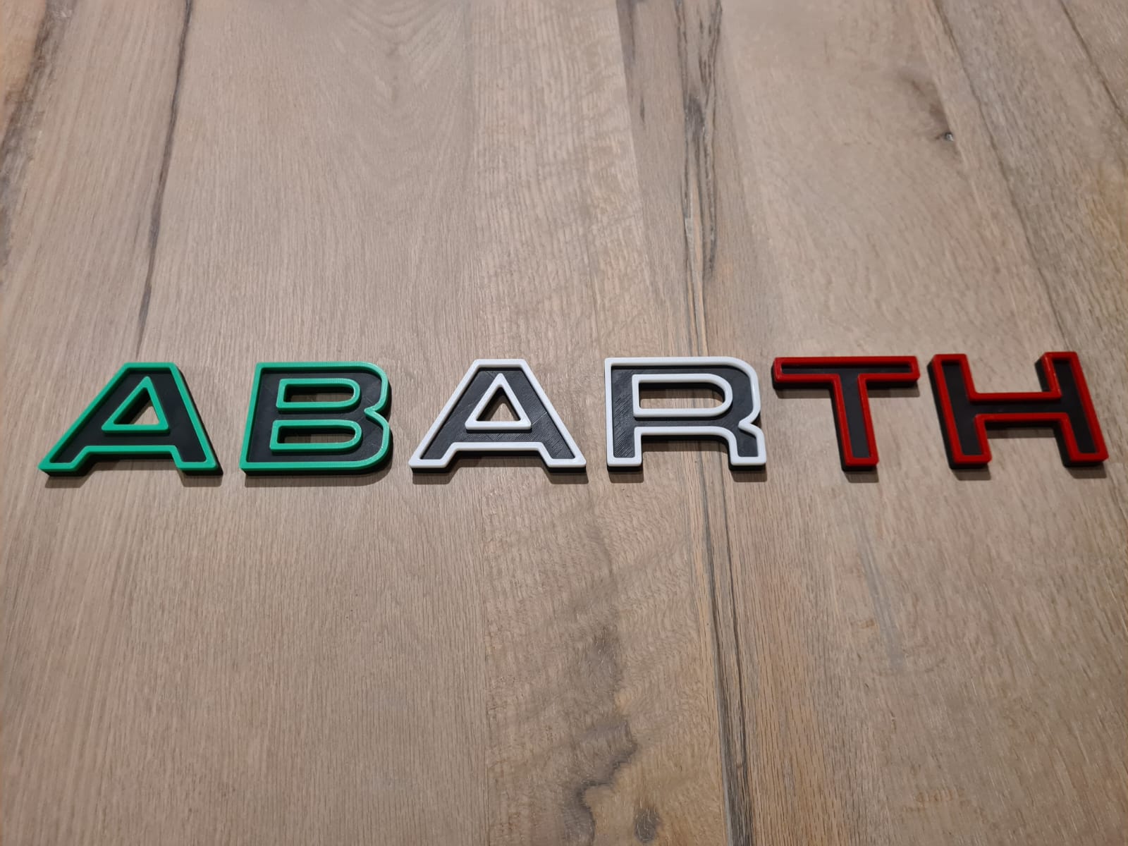 ABARTH letters grille