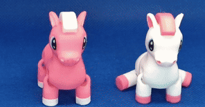 PINKYREBEL, CUTE FLEXI PONY (KEYCHAIN VERSION INCLUDED) by Valeria Momo ...