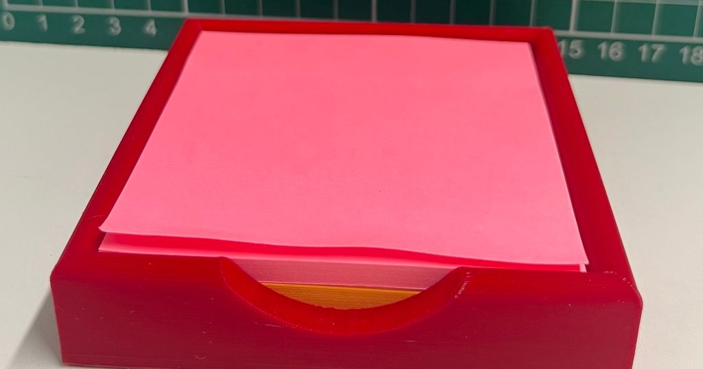 Post it note tray by R0ebot07 | Download free STL model | Printables.com