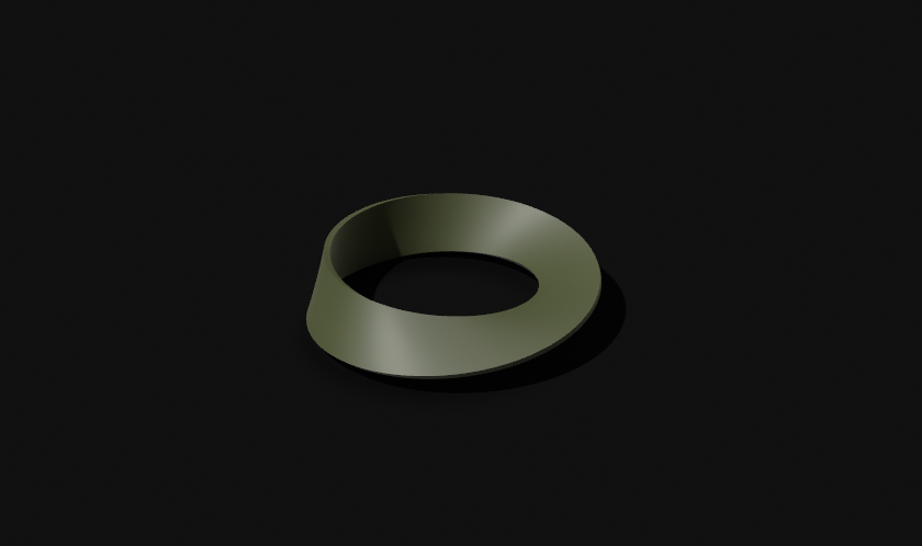 Printable Möbius Strip – Infinite Loop Sculpture | Modern Mathematical Art