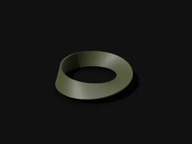 Möbius Strip Sculpture – Infinite One-Sided Loop