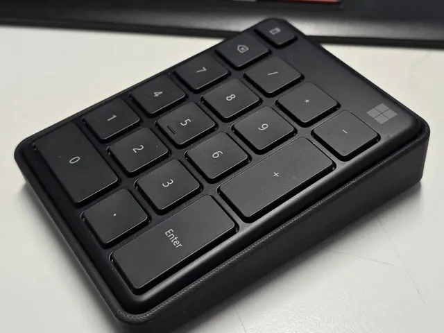 Microsoft wireless number pad stand