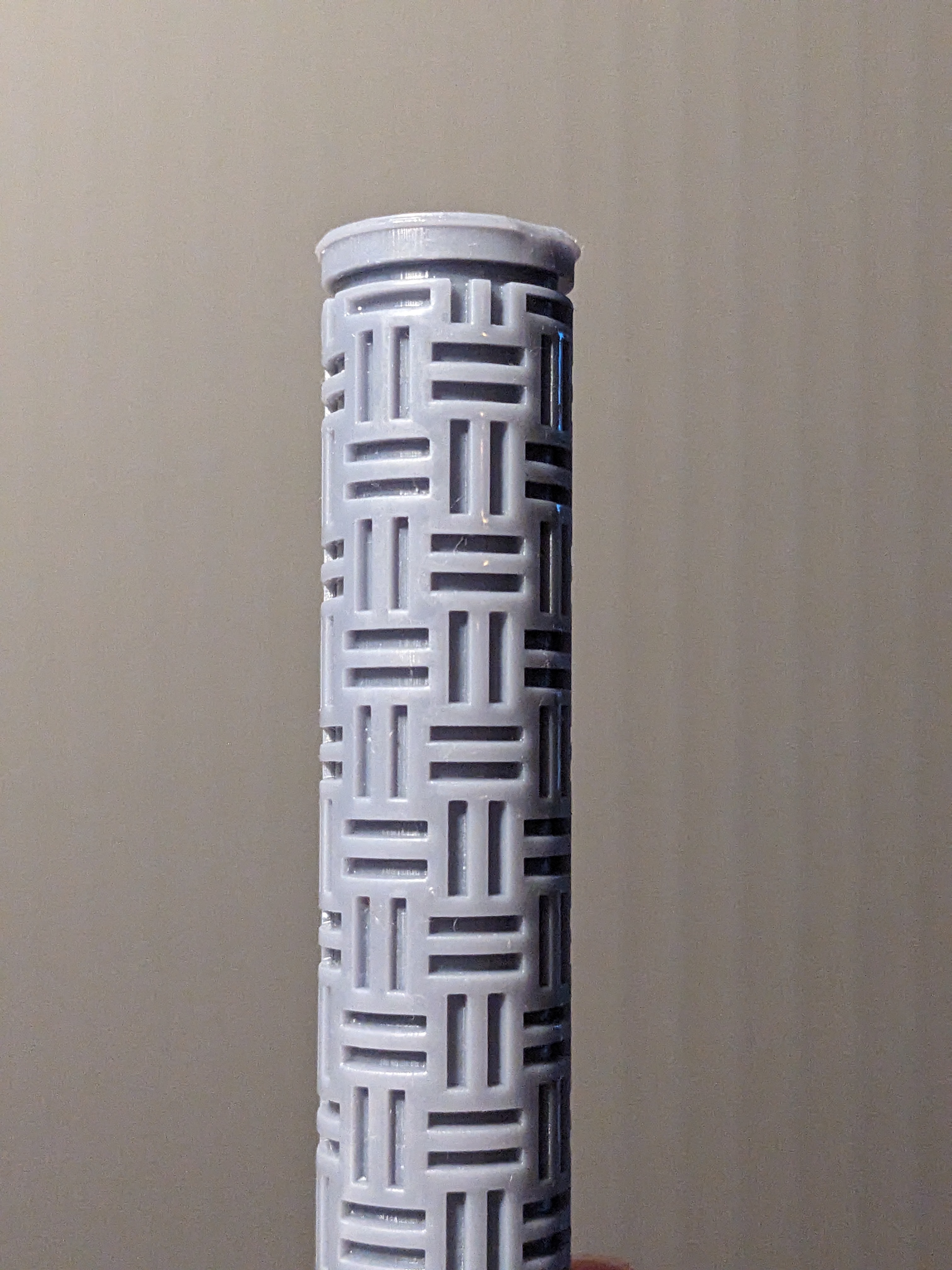 Miniatura 2 do modelo 3D Texture Rolling Pin - Blocky Woven Pattern
