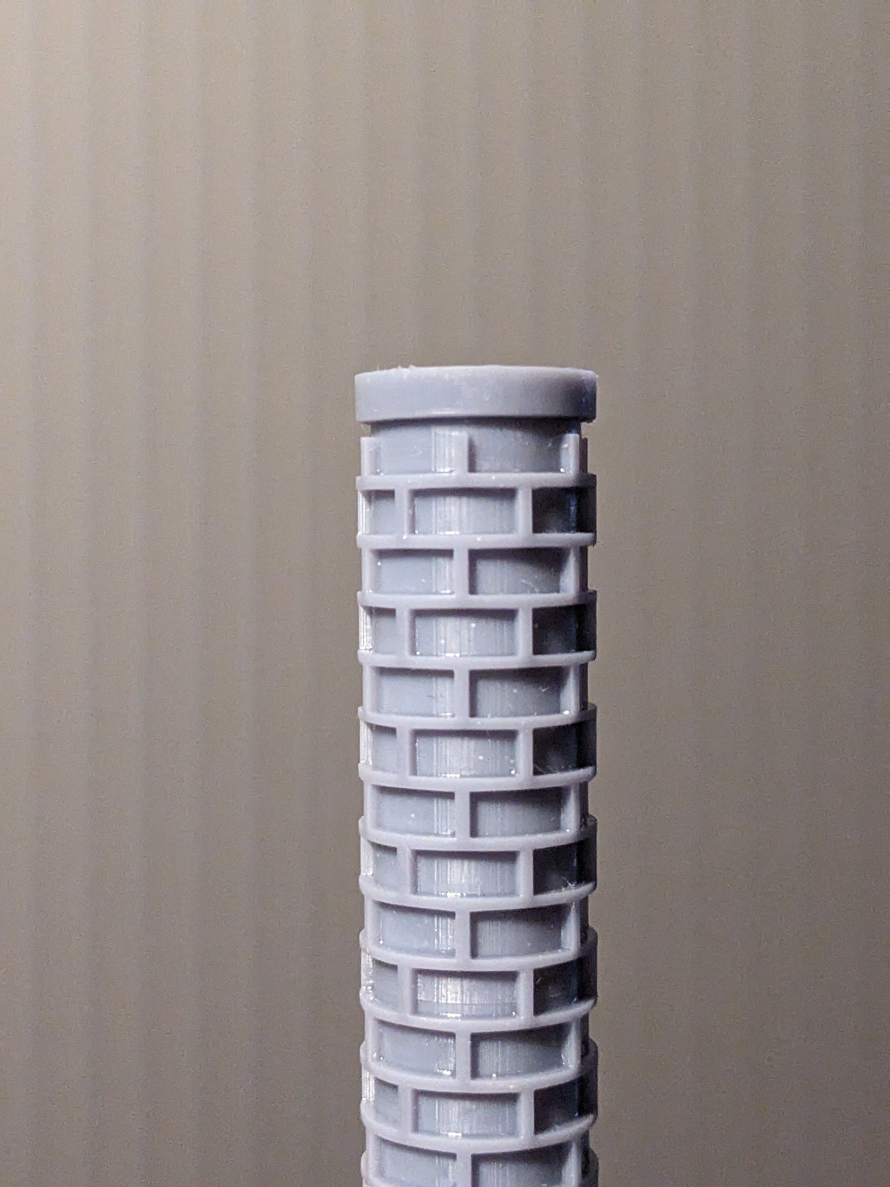 Miniatura 3 do modelo 3D Texture Rolling Pin - Uniform Brick Pattern