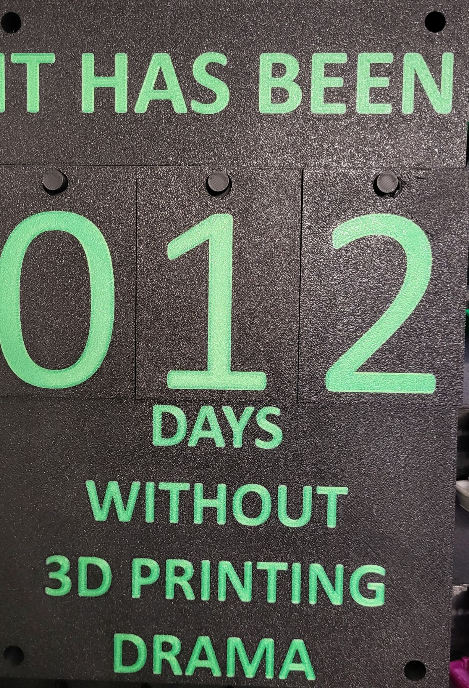 3D Drama Sign