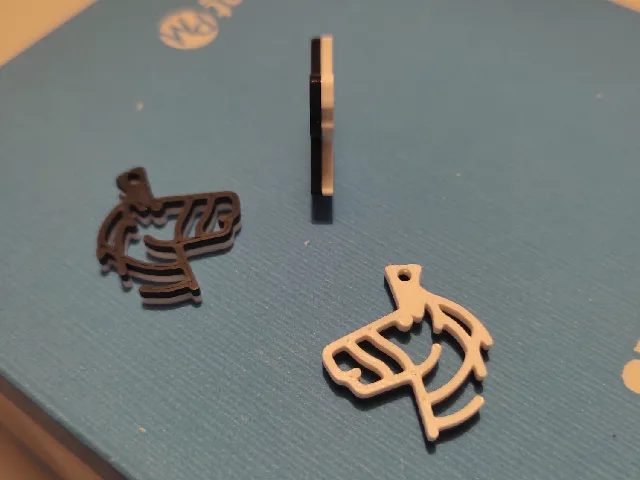 Zebra earings