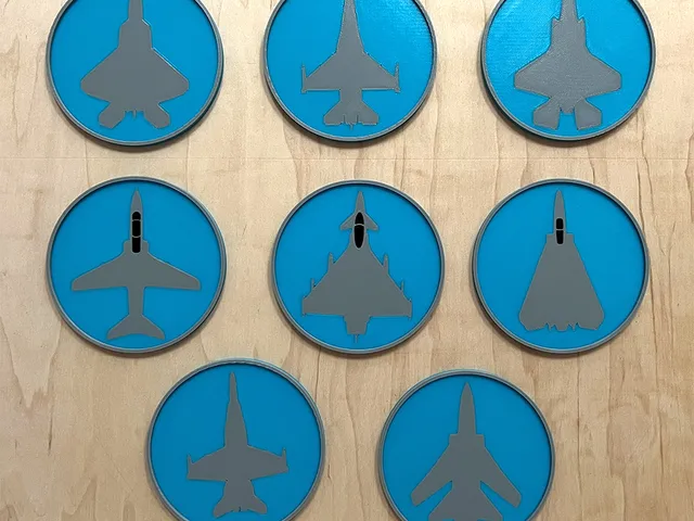 Fighter Aircraft Drink Coasters