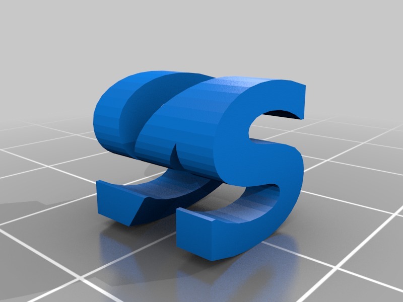 S-N Two Letter Sculpture