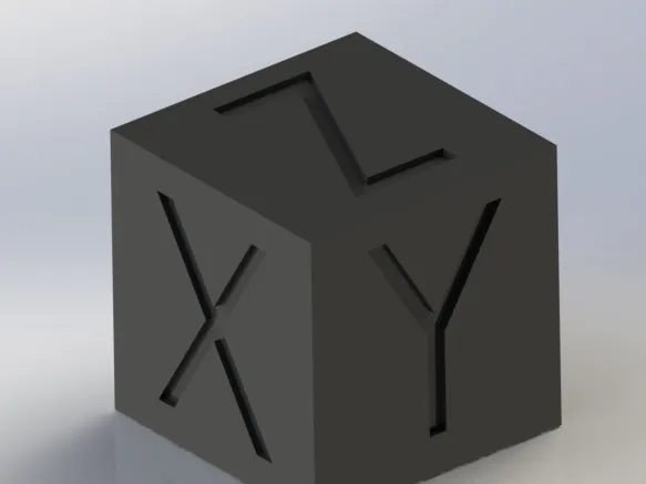 Calibration Cube XYZ