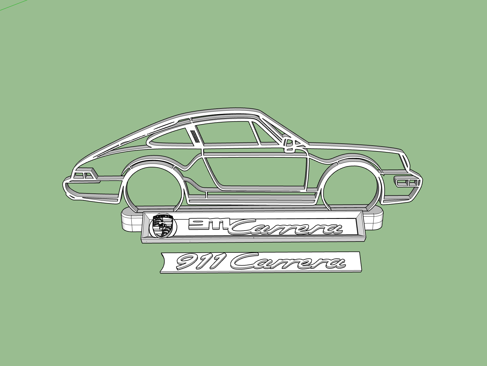 Silhouette Porsche 911 Carrera 1986 – V2