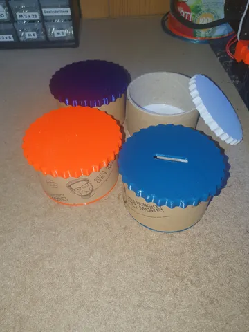 Storagebox / Piggy Bank recycled from Prusa Spool