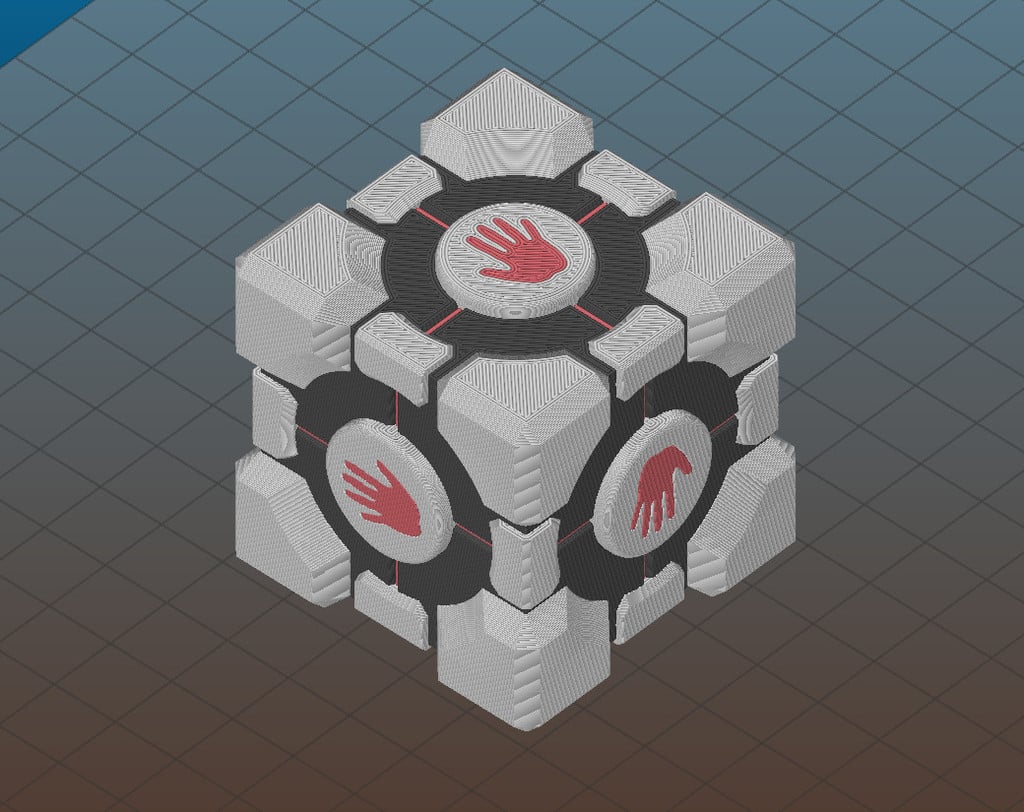 High Five Companion Cube