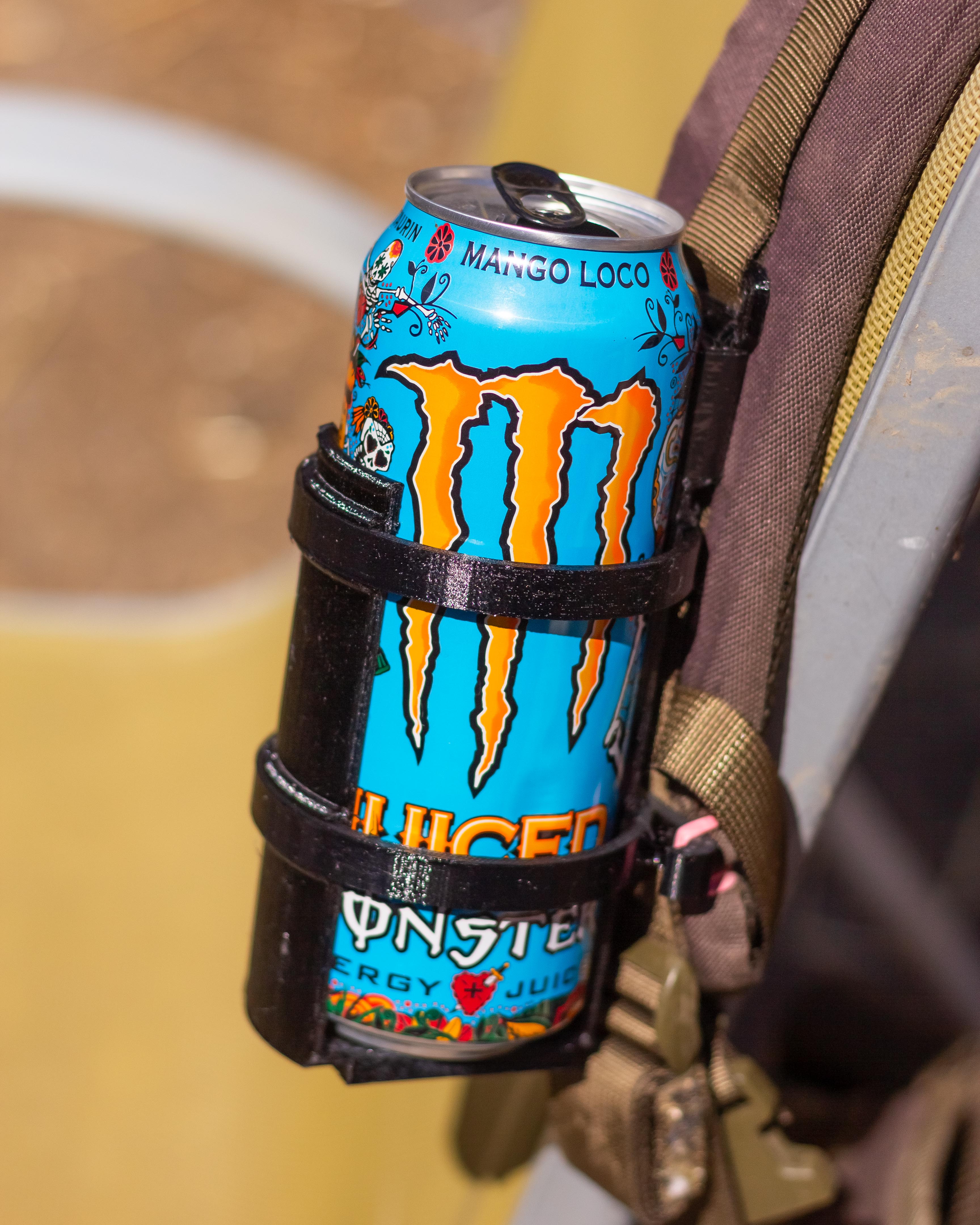 Backpack can holder