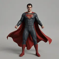 Superheroes - Superman Standing with Fists (Henry Cavill)