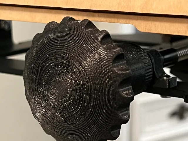 Intrepid View Camera - Extendable Focusing Knob