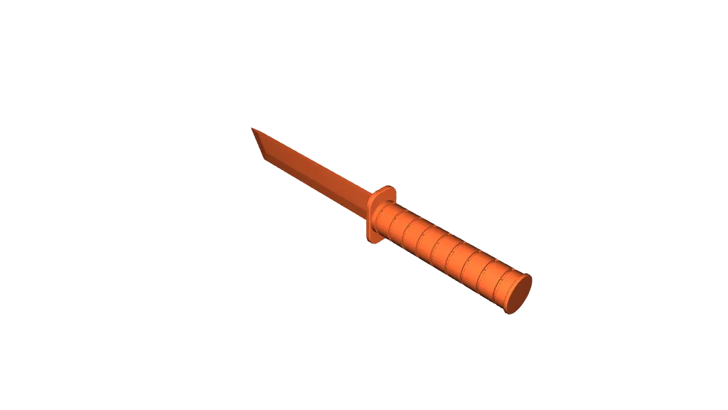 K-Bar with Tanto point by FORGOT3N WARLORD | Download free STL model ...