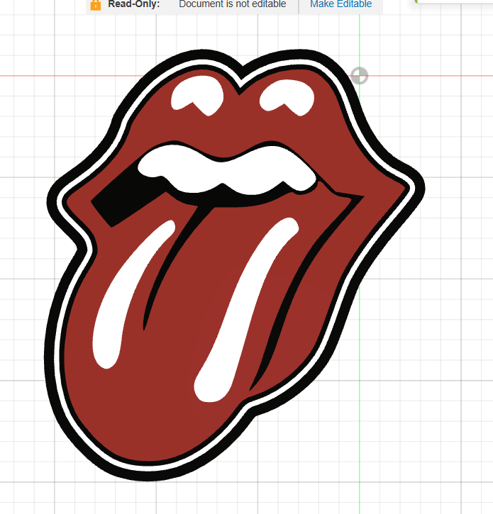 lamp led rolling stones ainda nao testada