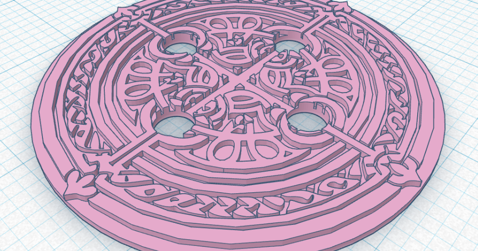 Luxury button by Nina Máčová | Download free STL model | Printables.com