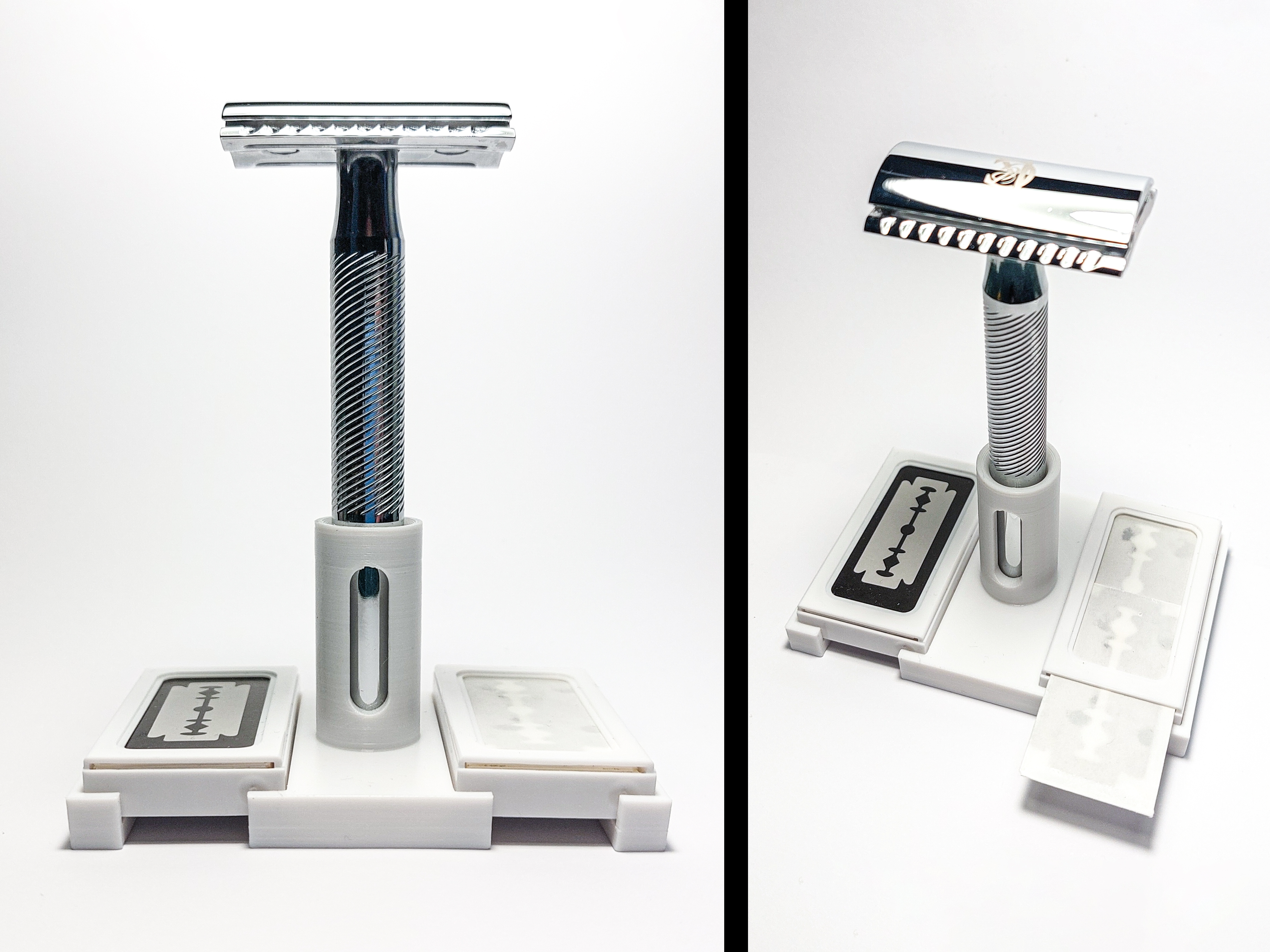 Safety Razor Stand (minimalistic) [Rasierhobel, Shaving Razor]