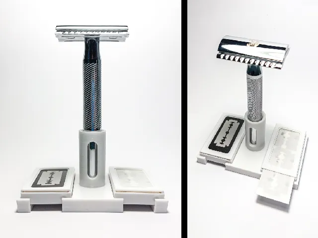 Safety Razor Stand (minimalistic) [Rasierhobel, Shaving Razor]