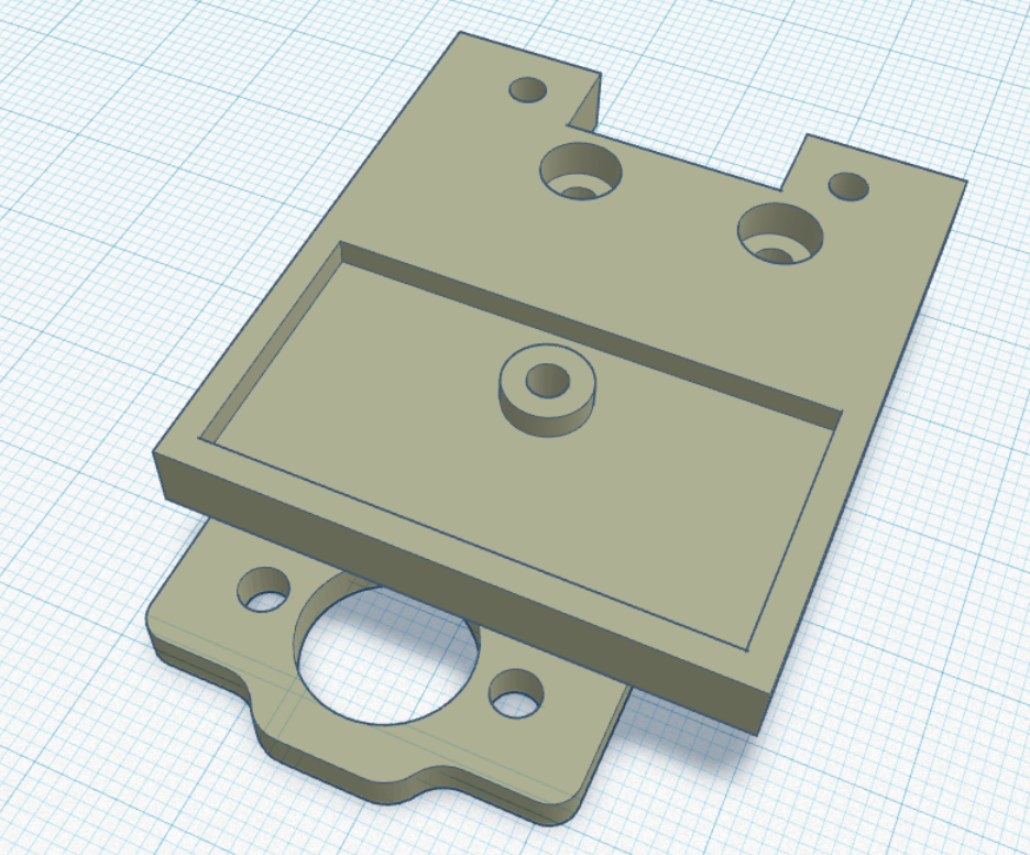 breakoutboard plus bltouch mount for artist-d left extruder using biqu h2v2