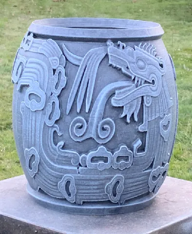 Serpent urn