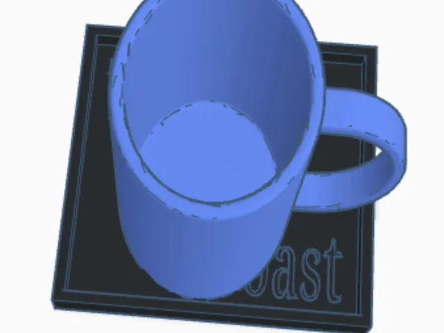 "Toast to Coast" Coaster