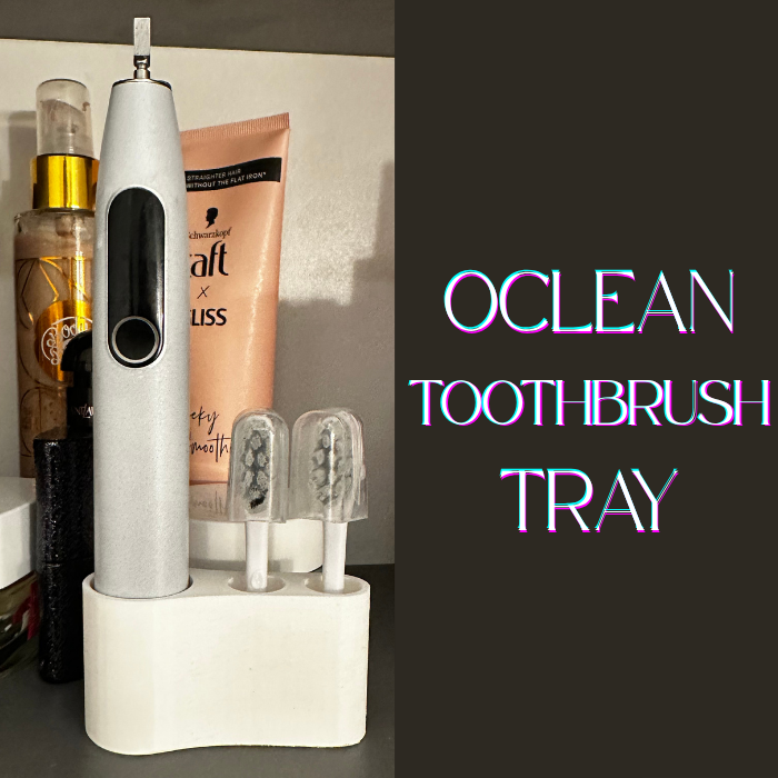 Oclean elite ulstrasonic tooth brush tray organizer