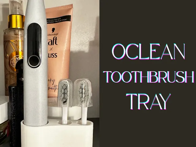 Oclean elite ulstrasonic tooth brush tray organizer