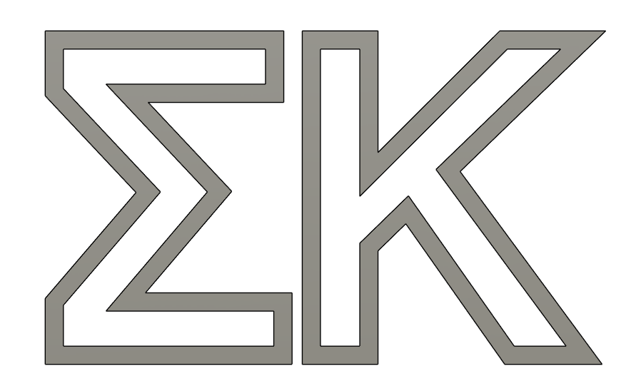 Sigma Kappa Cookie cutters