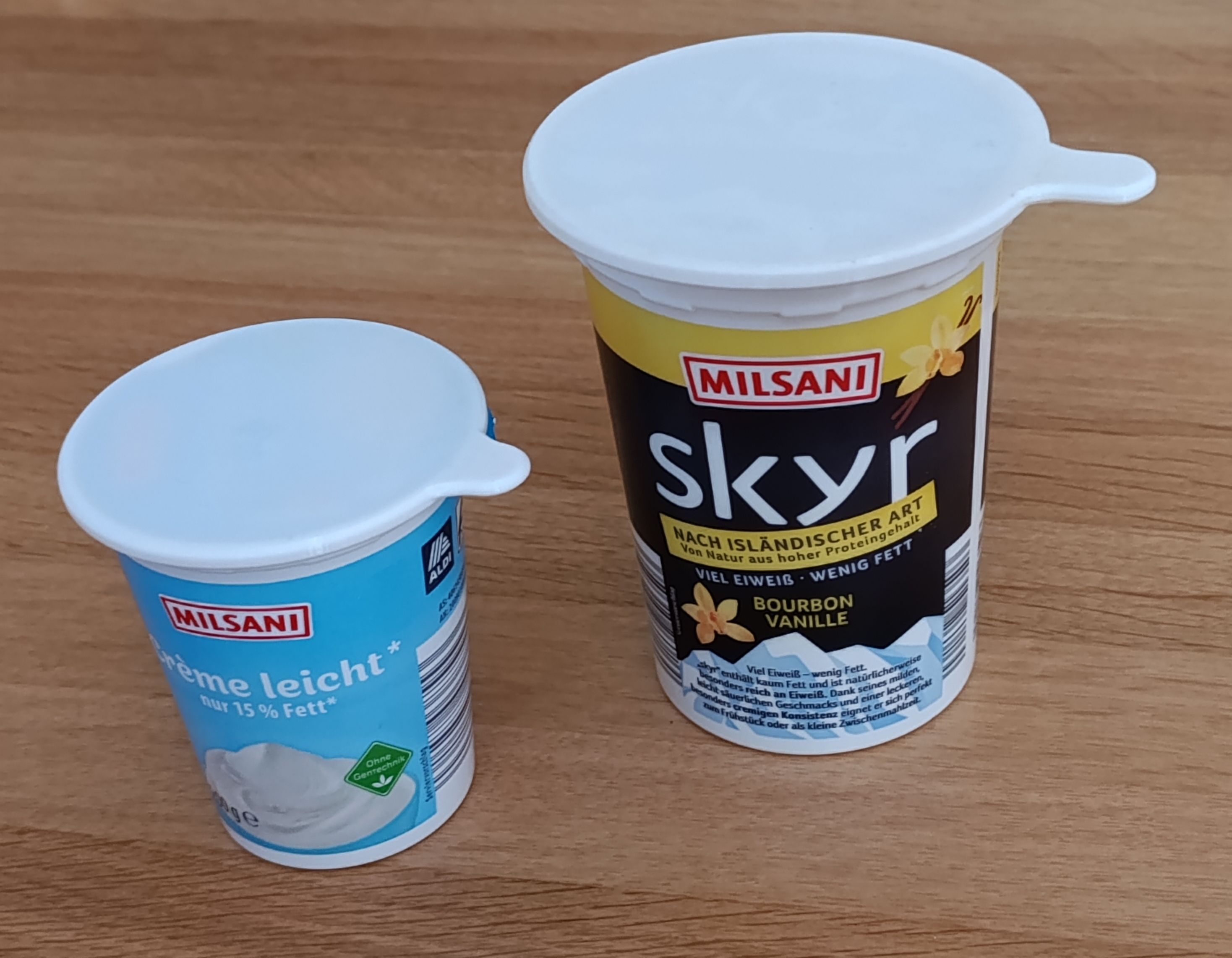 TPU lids for round cups (yoghurt, skyr, creme fraiche, etc.)