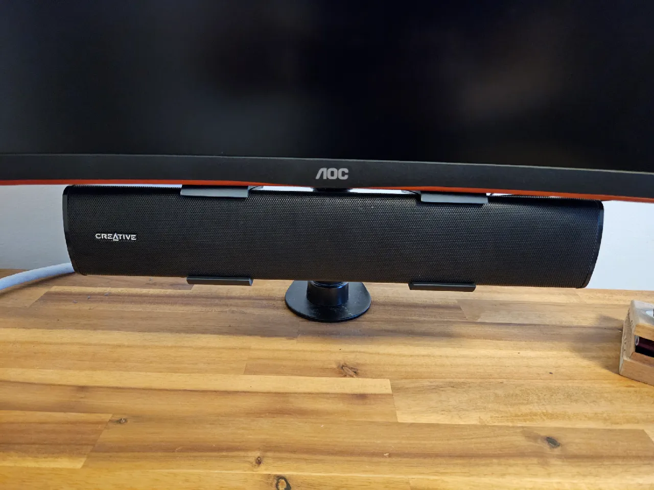 Monitor Arm Soundbar Vesa Monitor Pole Mount For Creative Air