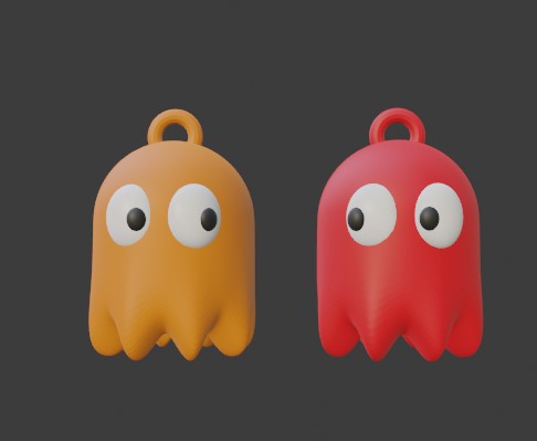 Pac-Man - Hanging Ghost Ornament