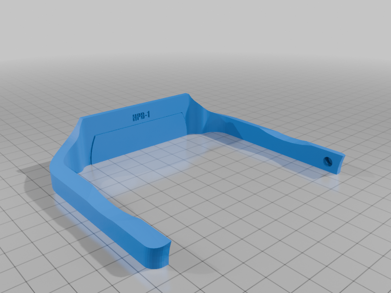 Miniatura 6 do modelo 3D Gearfinity Handle Plate Bracket
