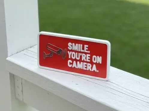 Smile you're on camera