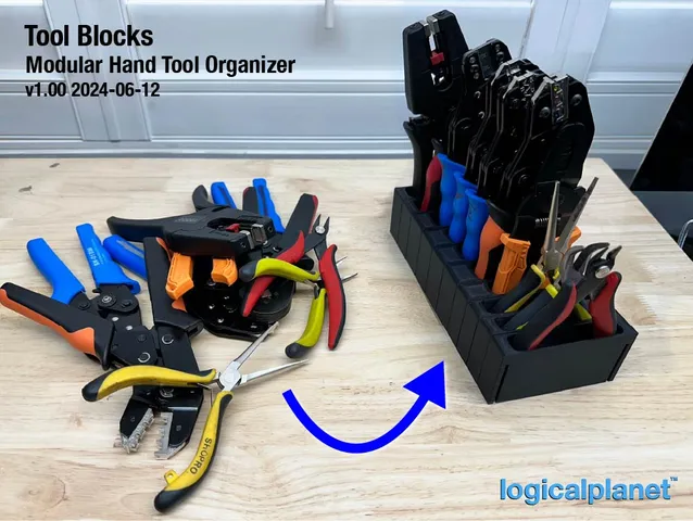 Tool Blocks - Modular Hand Tool Storage