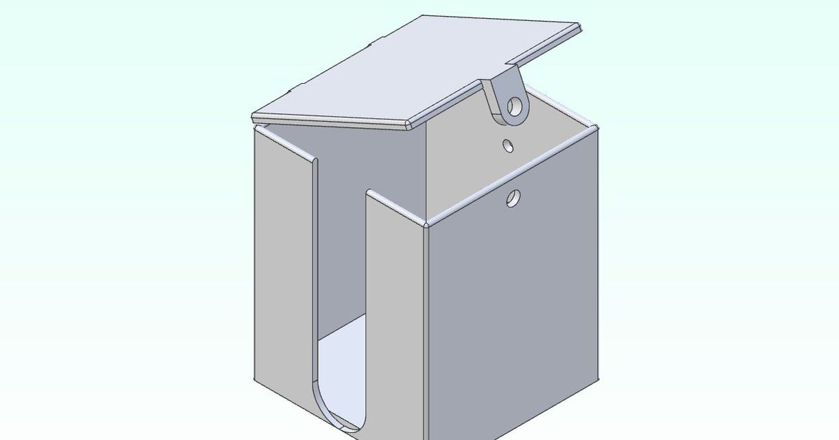 Napkin holder - Holds full Pack by Ruslan07 | Download free STL model ...