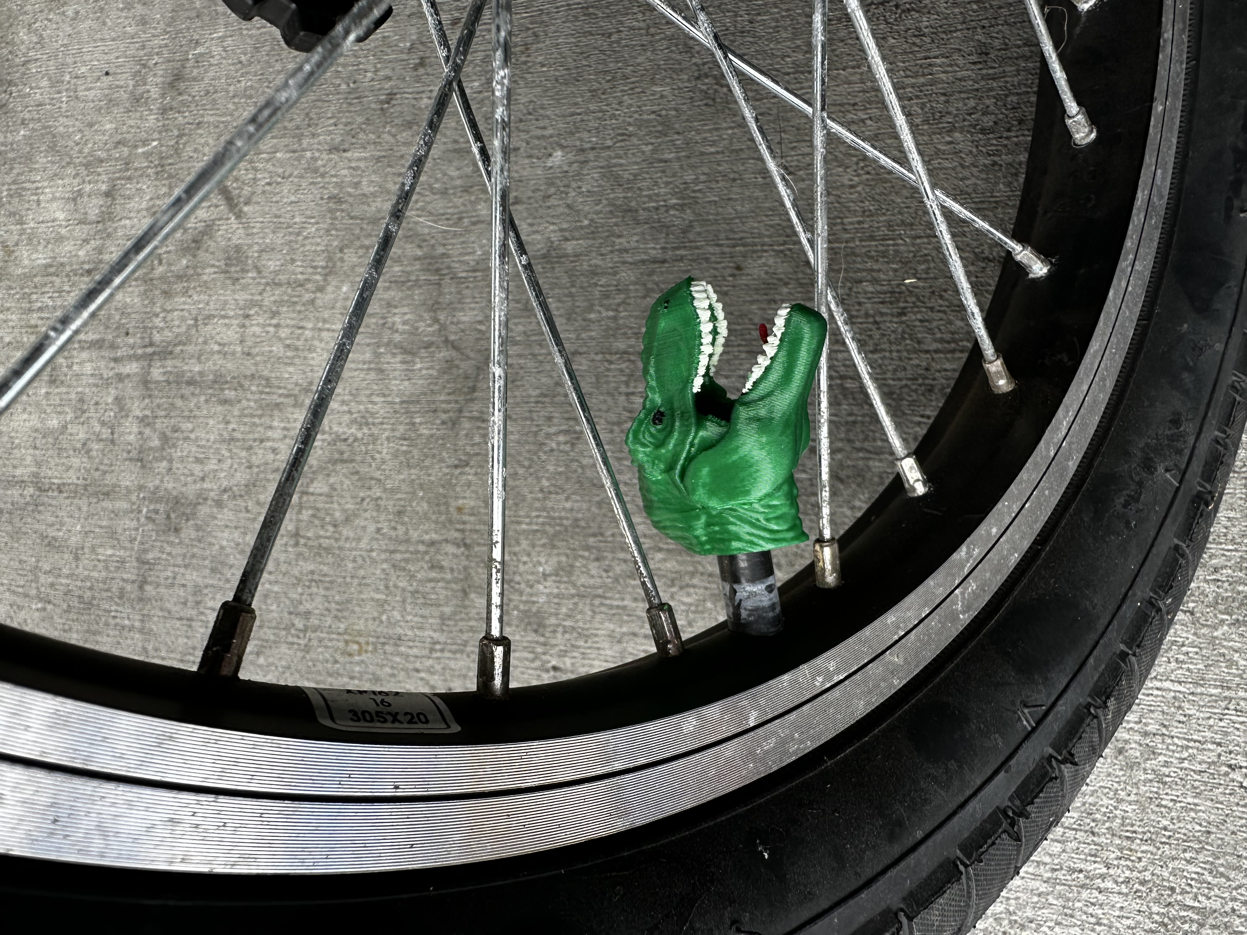 T-Rex Tire Valve Stem Cap Bike/Car/Etc.
