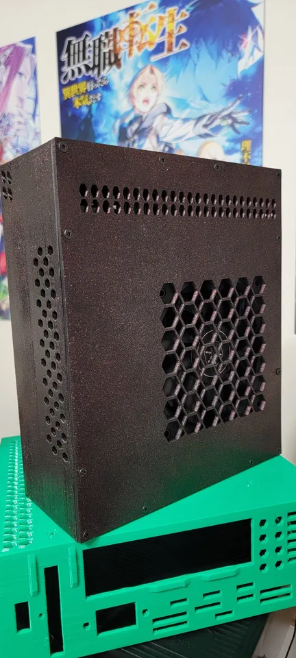 4.7 Liter ITX ASUS 4060 LP, Asrock B650i Case 500W HDPLEX by Tykwa