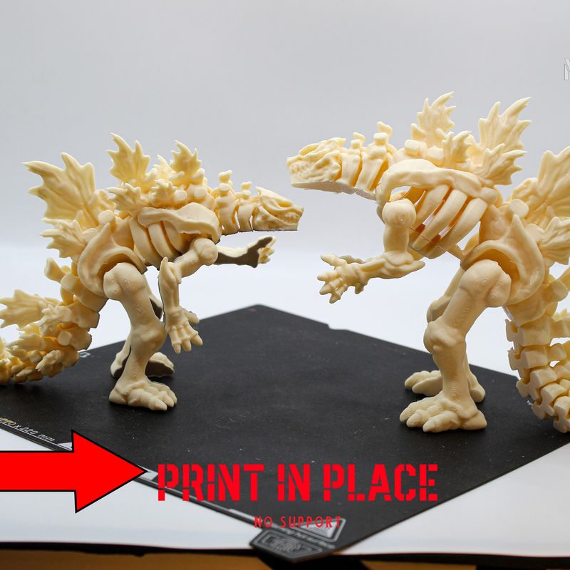 skeleton godzilla by Mario3d | Download STL model | Printables.com
