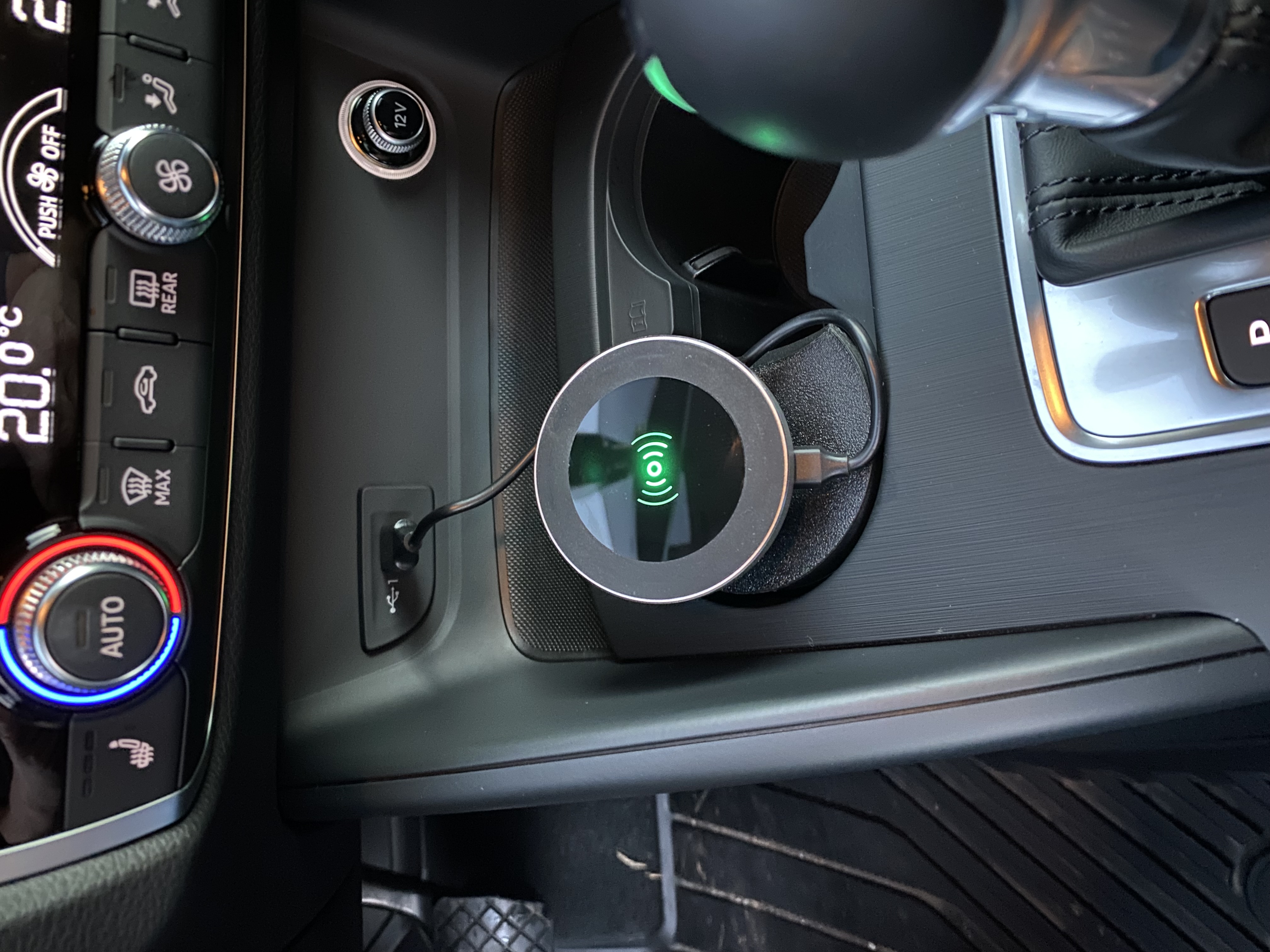Audi Car Magnetic Charger / Cop holder. falco*sign.