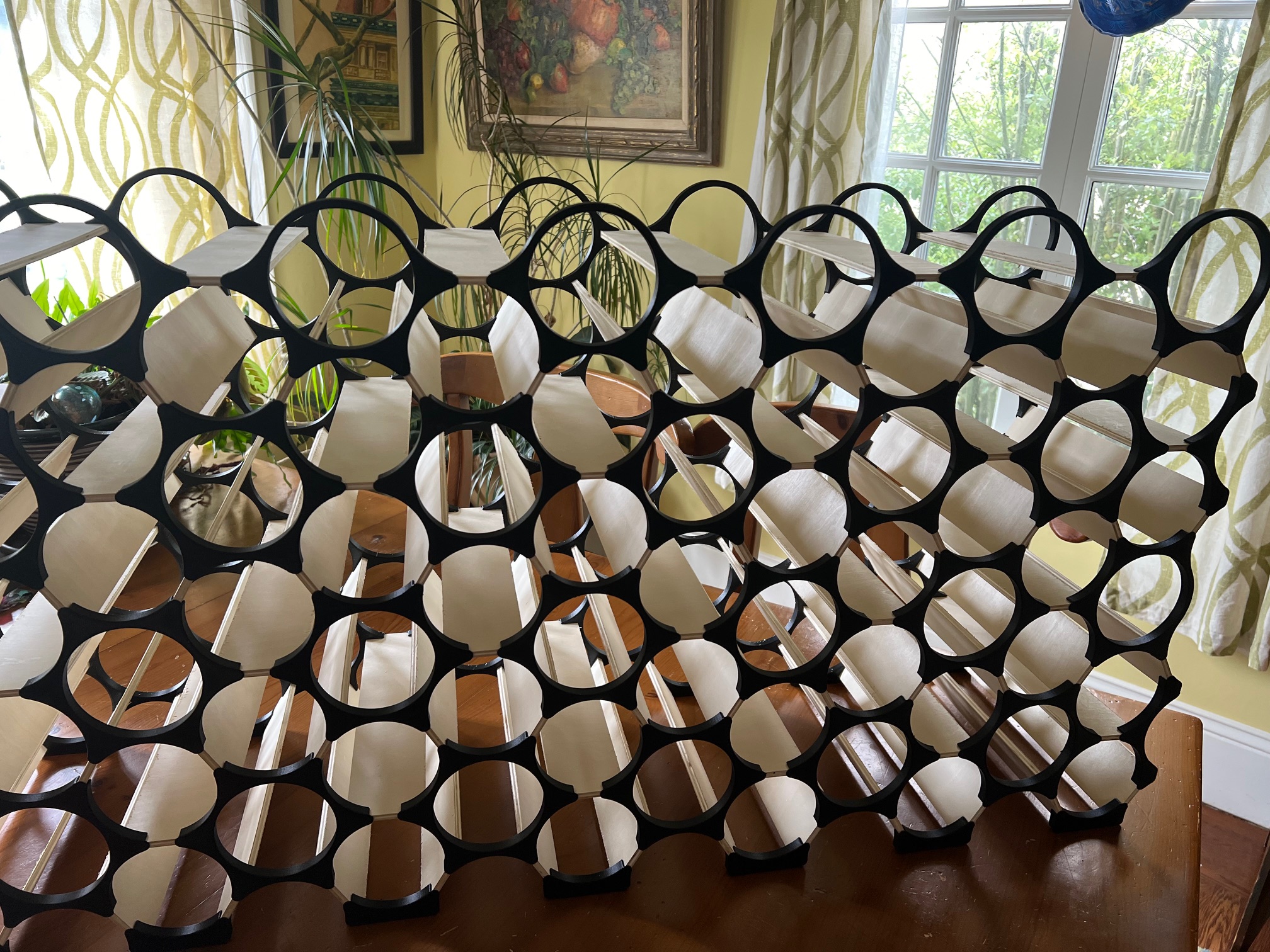 Miniatura 2 do modelo 3D Extremely efficient wine rack