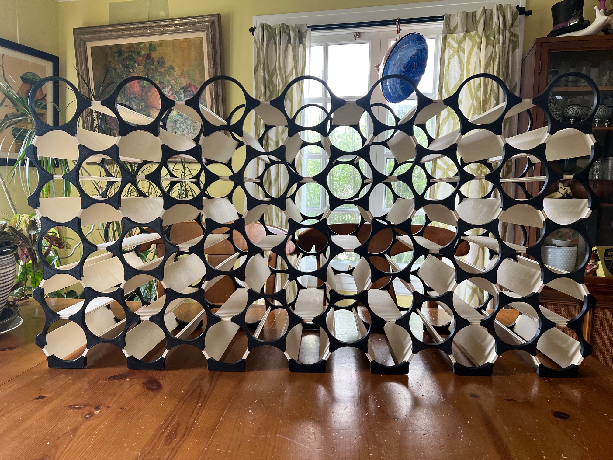 Miniatura 3 do modelo 3D Extremely efficient wine rack
