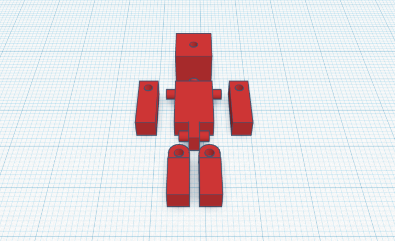 Minecraft Articulated figure (blank)