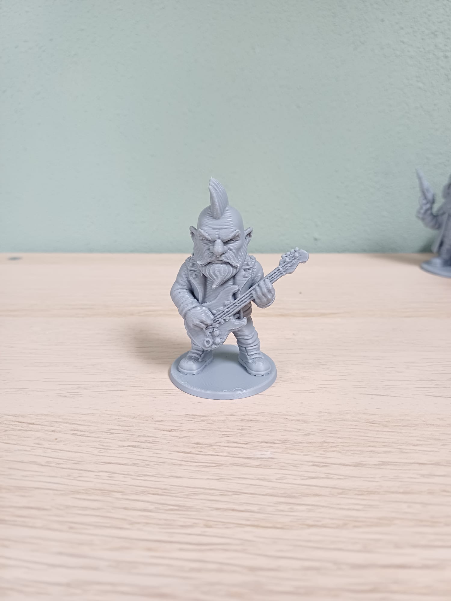 Punk Rock Gnome with Electric Guitar