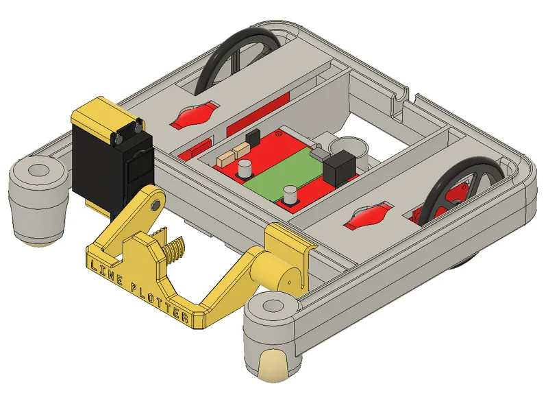 Line Plotter Kit for XRP Robot by Bryce | Download free STL model ...